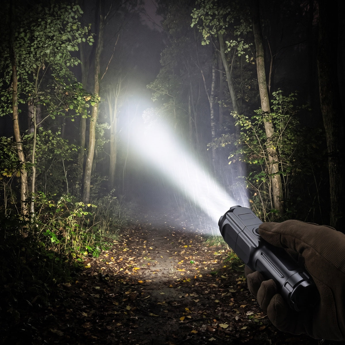 100000 Lumen Tactical USB Rechargeable LED Flashlight